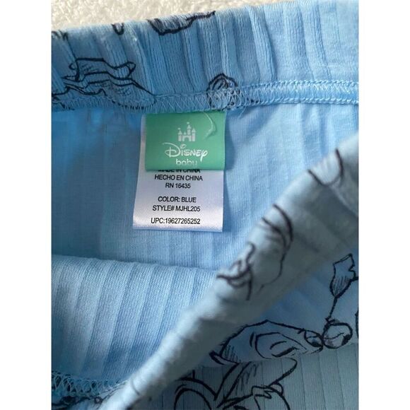 Disney Baby Unisex Blue Stitch & Angel Sweatshirt Sweatpants Set - Picture 5 of 7